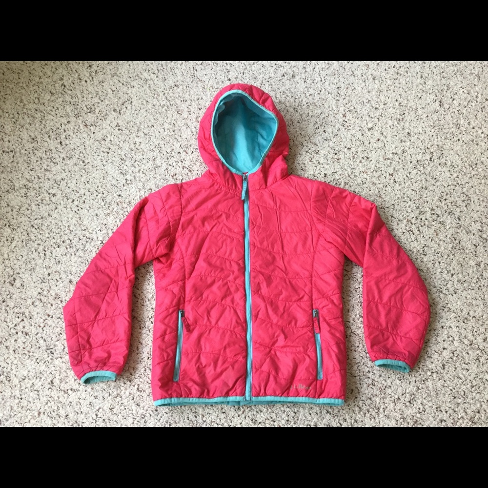 Girl’s LLBean Puff & Stuff jacket size 10-12